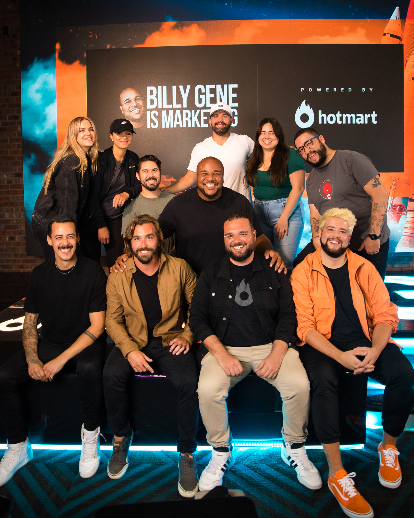 Portrait taken during a Hotmart event