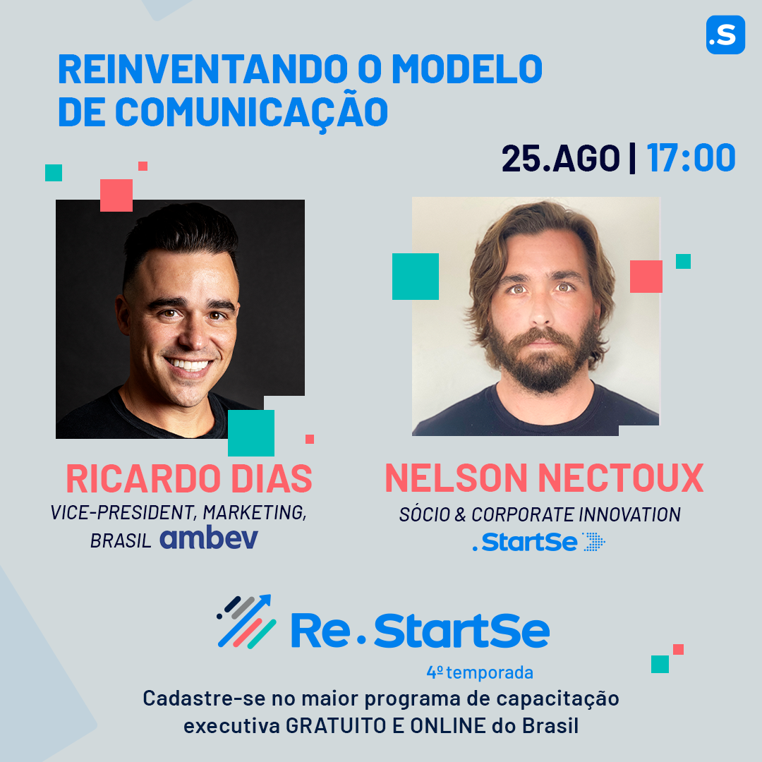 Re.StartSe session — Reinventando o modelo de comunicação, with Ricardo Dias