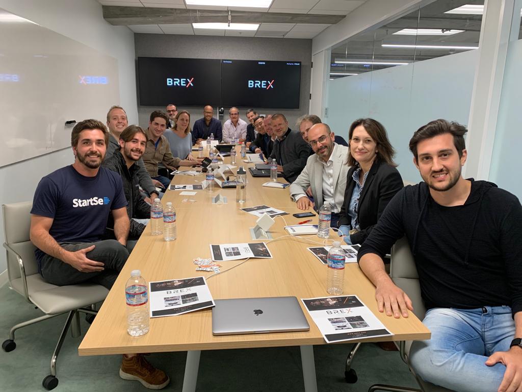 Colleagues together at a work event